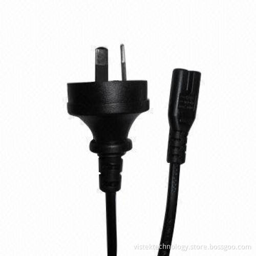 Australian C8 Shucko AC Power Cord with Full Copper Inside, 12 - 28AWG